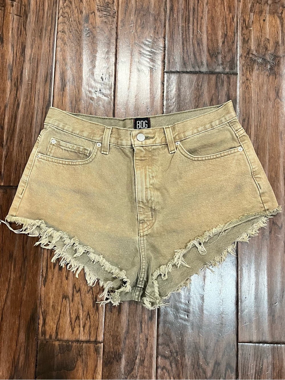 BDG Women's Distressed Denim Cutoff Shorts